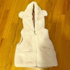 Zara baby faux fur vest
